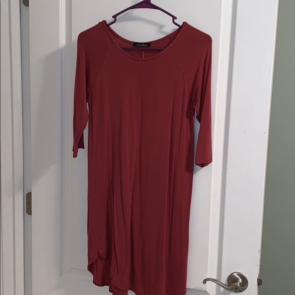 Rust colored tunic - boutique